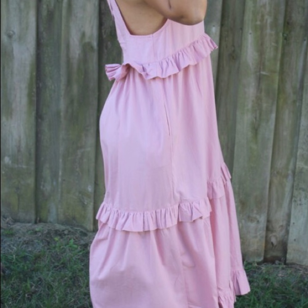 TIERED RUFFLE MAXI DRESS - Picture 4 of 4
